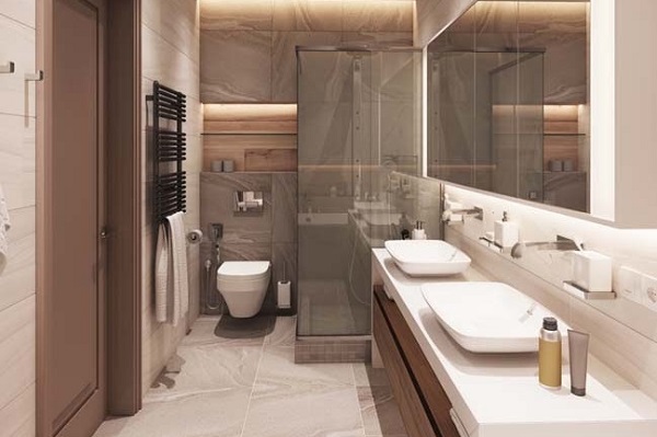 Mẫu thiết kế phòng tắm 4m2